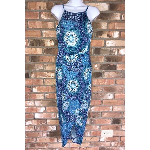 Shop WTD High and Low Wrap Style Dress - Picture 7 of 13